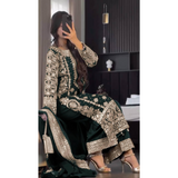 Punjabi Style Salwar Kameez Palazzo Set