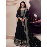 VINAY Embroidered Silk Anarkali Suit