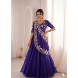 HB-191 New Launching Embroidery Work Lehenga Choli