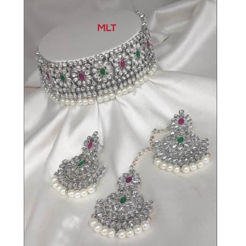 Silver Style Kundan Sets