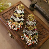 Gorgeous Dual Tone Earrings