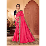 Elegant Lace Border Designer Sarees