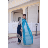 LW-9314 VELVET TOP-PANT WITH DUPATTA COLLECTION