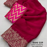 Zari Embroidery SAREE