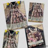 Party Wear FLORAL PRINT GEORGETTE KURTI