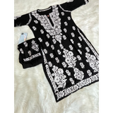 RAYON HEAVY Chikankari work sets