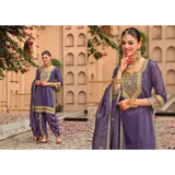 MERAKI Shimmer Designer Wear with Embroidery Work