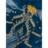 BE-280 WEDDING SPECIAL FANCY PARTY WEAR FAUX GEORGETTE LEHENGA SAREE