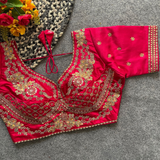 SABYASACHI NECK BRIDAL BLOUSE