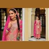 SURILI PREMIUM Multicolor Chinon Silk Palazzo Set
