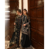 Đěsigner Heavy Faux Georgette Top Plazzo & Dupatta Set