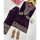 LC-1328 LAUNCHING NEW DESIGNER VELVET SUIT