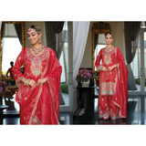 Madhubala Shimmer Embroidery Sharara Sets