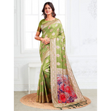 NEW LAUNCH SUHANI VT-62042 *PRINTED FLORAL ORGANZA SAREES