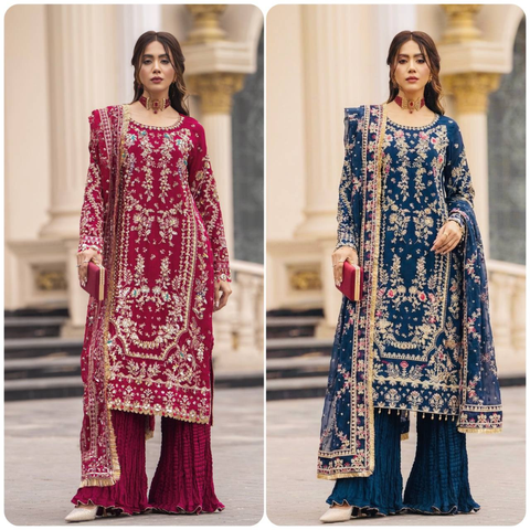SRK-5333  New Georgette Designer Collection