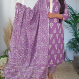 COTTON PLUS SIZE JAIPURI Kurti Wear Set