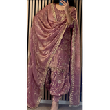 MF-490 Launching New Designer Party Wear Look Top ,Patiala Suit and Dupatta