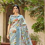 Varalaxmi Floral Silk Sarees