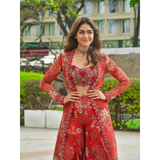 Launching New  Bollywood Indo Western Koti Palazzo & Blouse Collection