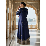 VF 226 INDOWESTERN PLAZO CHOLI SET
