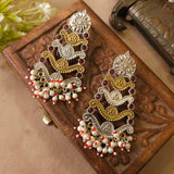 Gorgeous Dual Tone Earrings