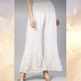 Georgette Frock Style Chikankari Kurtis