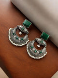 Oxidised Royale Chandbali Earrings
