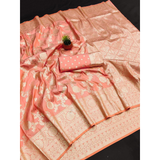 Soft Banarasi Silk Zari Work Saree