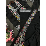 GEORGETTE DESIGNER SEQUINS SAREE JACKET Ready to Wear Saree Collection