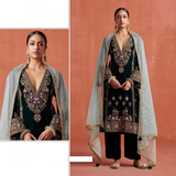 D-NO 1320 FANCY VELVET SUITS PLUS SIZE 50-52