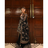 Đěsigner Heavy Faux Georgette Top Plazzo & Dupatta Set