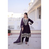 LW-9314 VELVET TOP-PANT WITH DUPATTA COLLECTION