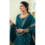 VINAY SHAHEEN 66930- Heavy Silk Georgette Salwar Suit