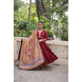 GOWN-DUPATTA COLLECTIONS Code:- LW-9275