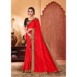 Elegant Lace Border Designer Sarees
