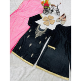 COAD OC-193 Beautiful Velvet Top-Sharara Set