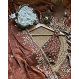 Heavy designer Saree with Sequins Blouse