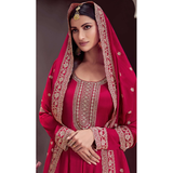 VINAY Embroidered Silk Anarkali Suit