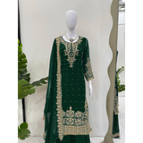 SRK-5901 Designer Look Top- Sharara Party Wear Designer Sharara Suits