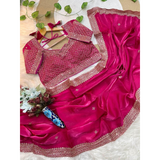 ZEENAT Pure Soft Jimmy Choo Silk Saree