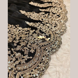 Designer Chiffon Georgette Fabric Cut- Work Style Saree