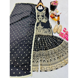 ZC-B9016 New Designer Party Top Sharara SETS
