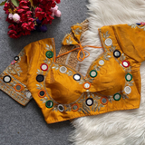 Fancy Design NAVRATRI RUHI FASHION REAL MIRROR WORK Blouse