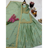 Pakistani ELEGANT  Style Sequence Party Lehenga Sets