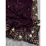 Velvet Designer Sarees