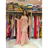 Royal look Gharara Sequence Party wear