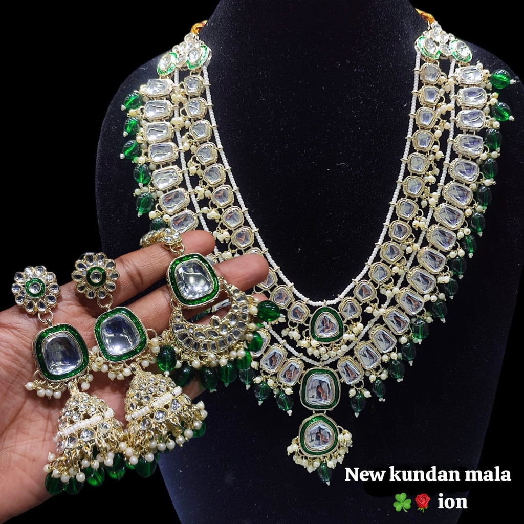 Pearl Kundan Necklace Sets