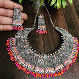 Oxidised Heavy choker Set