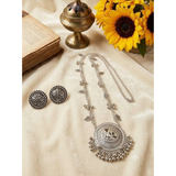 Oxidised Locket Chain Jewelry Sets