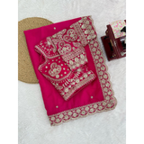 KD-609 TIBBY SILK Designer Saree